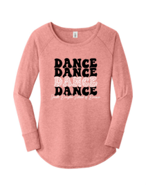 Ladies long sleeve triblend tee - SDSD25