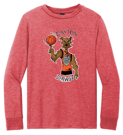 Youth & Adult Long Sleeve Tri blend Tee - DAYDAW25