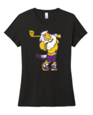 Swinging Eagle Ladies V Neck Tee - JGB23