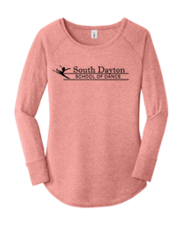 Ladies long sleeve triblend tee - SDSD25