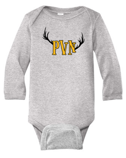 Infant Long Sleeve Baby Rib Bodysuit - PVNS25
