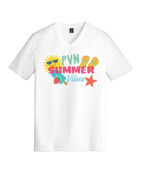 Premium Unisex V Neck Tee - PVNSV25