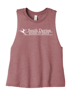 BELLA+CANVAS Women’s Racerback Cropped Tank