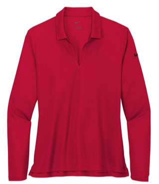 Ladies Nike Dri-FIT Micro Pique 2.0 Long Sleeve Polo - VAMC25