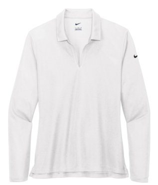 Ladies Nike Dri-FIT Micro Pique 2.0 Long Sleeve Polo - VAMC25