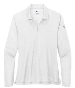 Ladies Nike Dri-FIT Micro Pique 2.0 Long Sleeve Polo - VAMC24