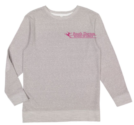 Youth French Terry Crew Neck w/Elbow Patches - SDSD24