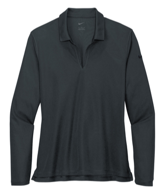 Ladies Nike Dri-FIT Micro Pique 2.0 Long Sleeve Polo - VAMC25