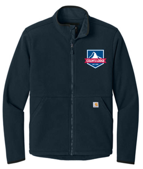 Unisex Carhartt® Textured Full-Zip Fleece Jacket -CLSC24