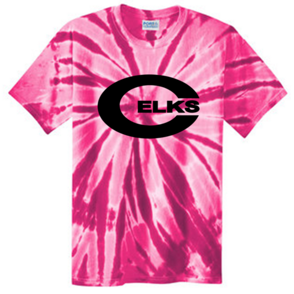 Adult Tie Dye tee- PINKOUT23