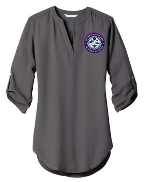 Ladies 3/4-Sleeve Tunic Blouse - DoD25