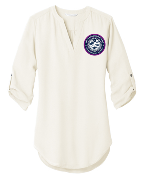 Ladies 3/4-Sleeve Tunic Blouse - DoD25