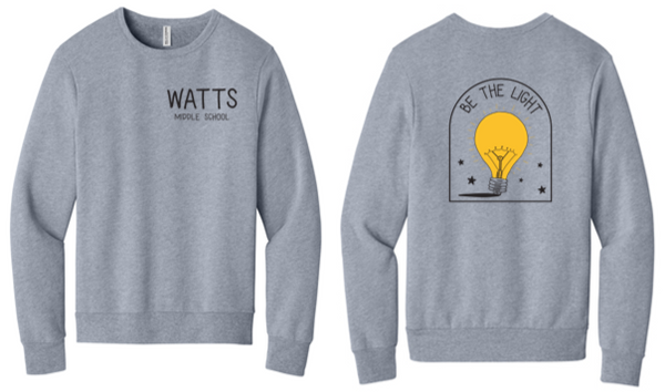 Adult Sponge Fleece Crew Neck Sweatshirt -WTS24