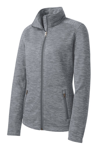 Ladies Stripe Fleece Jacket -Dayton VAMC25