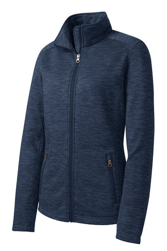 Ladies Stripe Fleece Jacket -Dayton VAMC25