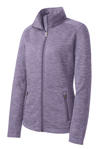 Ladies Stripe Fleece Jacket -Dayton VAMC25