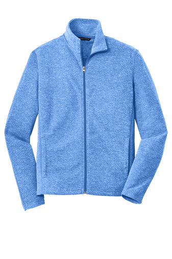 Unisex Heather Microfleece Full-Zip Jacket- Dayton VAMC24