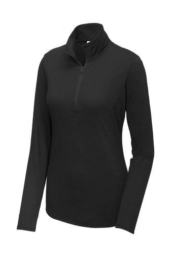 Ladies Sport-tek Tri-Blend Wicking 1/4-Zip Pullover- VAMC25