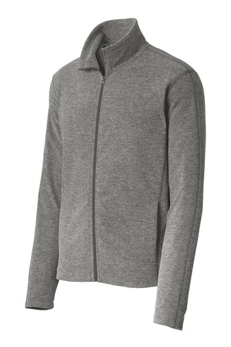 Unisex Heather Microfleece Full-Zip Jacket- Dayton VAMC24