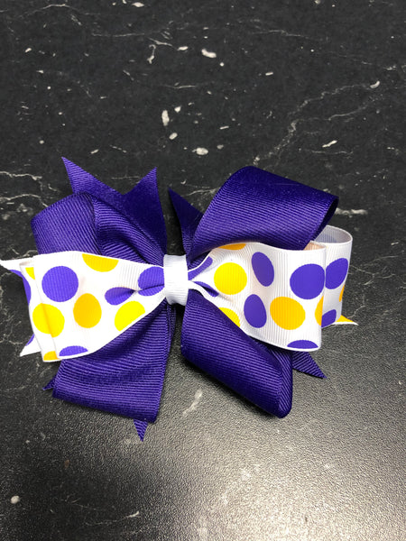 Hair Bow  on clip -B Store