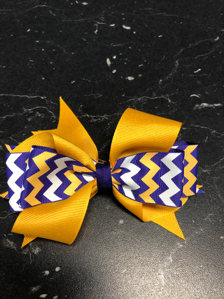 Hair Bow  on clip -B Store