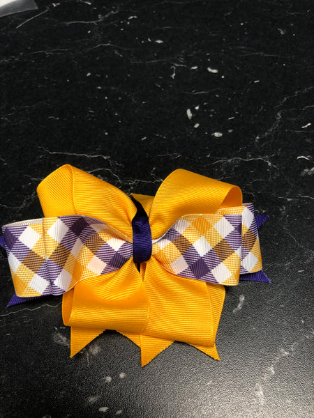 Hair Bow  on clip -B Store