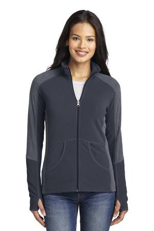 Ladies Colorblock Microfleece Jacket - Dayton VAMC 2023