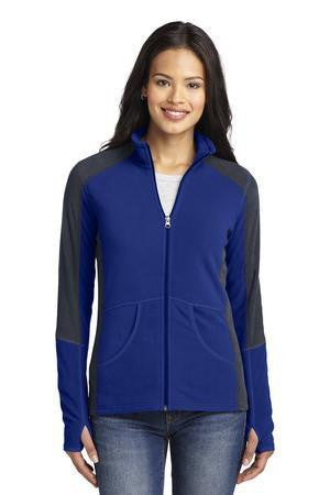 Ladies Colorblock Microfleece Jacket - Dayton VAMC 2023