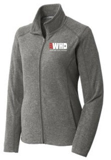 Heather Microfleece Full zip jacket ladies & Unisex -WHD23