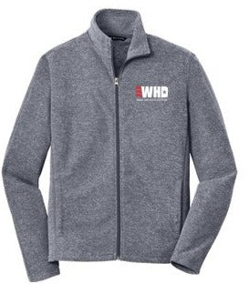 Heather Microfleece Full zip jacket ladies & Unisex -WHD23