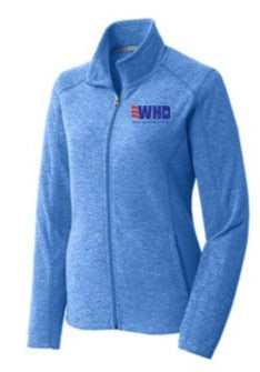 Heather Microfleece Full zip jacket ladies & Unisex -WHD23