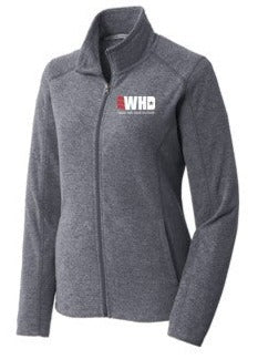 Heather Microfleece Full zip jacket ladies & Unisex -WHD24