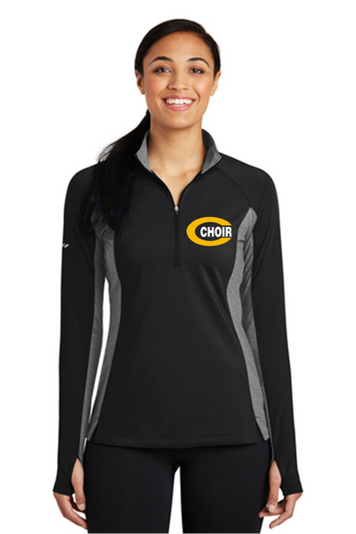 Sport Wick Stretch colorblock 1/4 zip pullover - CC24