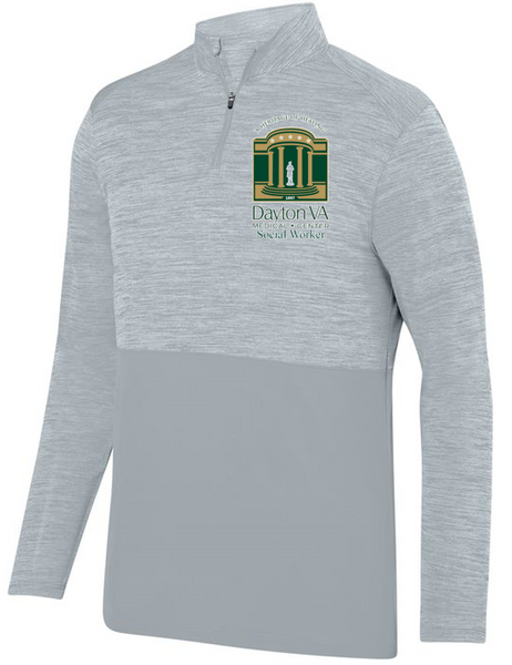 Unisex Shadow Tonal Heather Quarter Zip- Dayton VAMC 2023