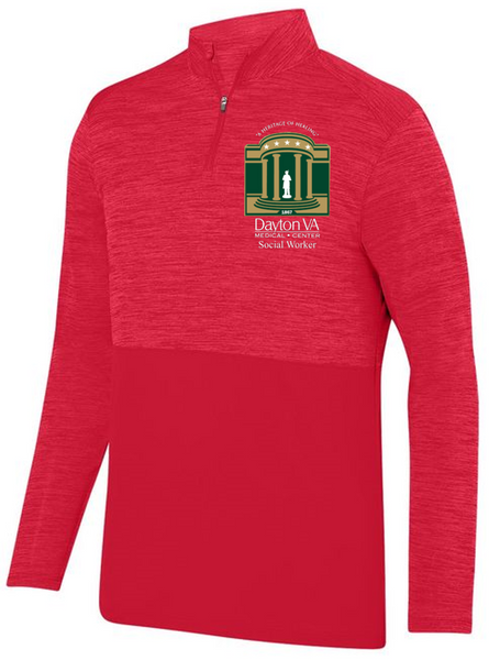 Unisex Shadow Tonal Heather Quarter Zip- Dayton VAMC 2023