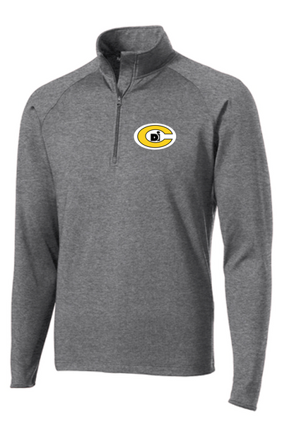 Ladies & Men's Quarter zip pullover-CDI23