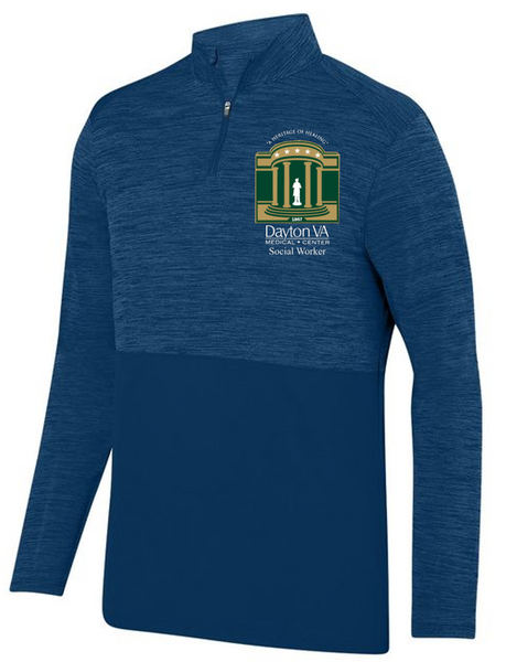 Unisex Shadow Tonal Heather Quarter Zip- Dayton VAMC 2023