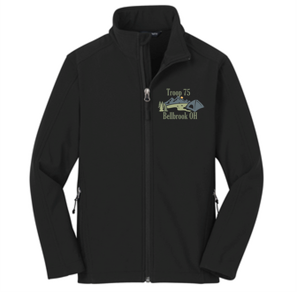 Youth Core Soft Shell Jacket - Troop 75 2024