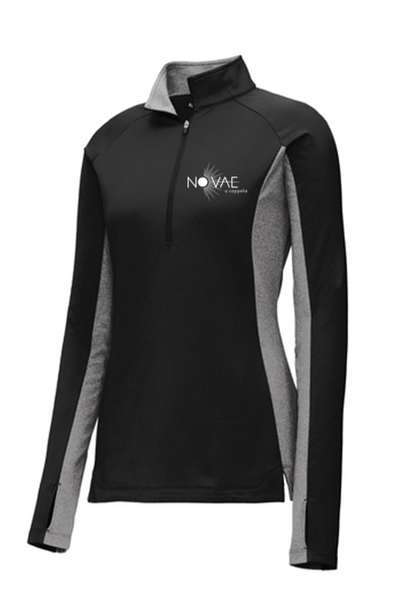 Sport Wick Stretch colorblock 1/4 zip pullover - CC23