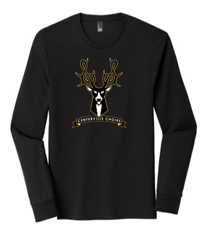Long sleeve unisex crew neck tee-Centerville Choir/Forte - CC23