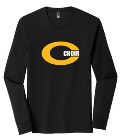 Long sleeve unisex crew neck tee-Centerville Choir/Forte - CC23