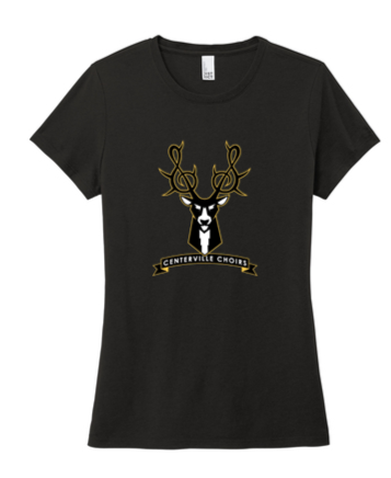 Ladies Cut Tri Blend Tee -CC23