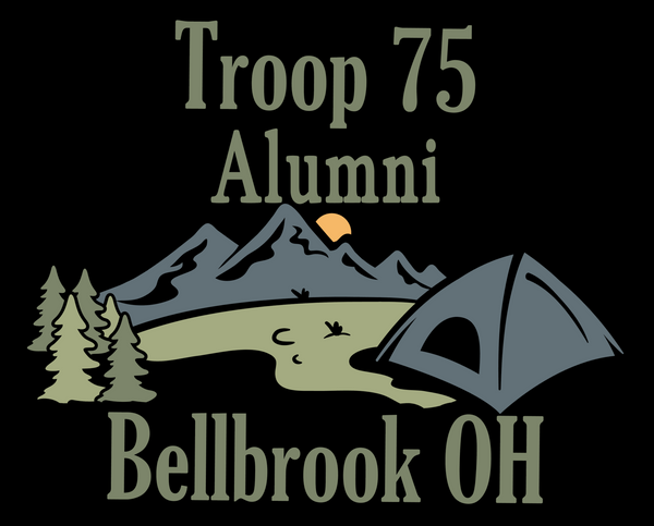 Long sleeve Cotton T-Shirt - Troop 75 2025